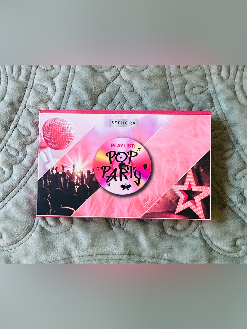Sephora Pink Playlist Pop Party Eyeshadow Palette 7 Matte And Shimmer colors